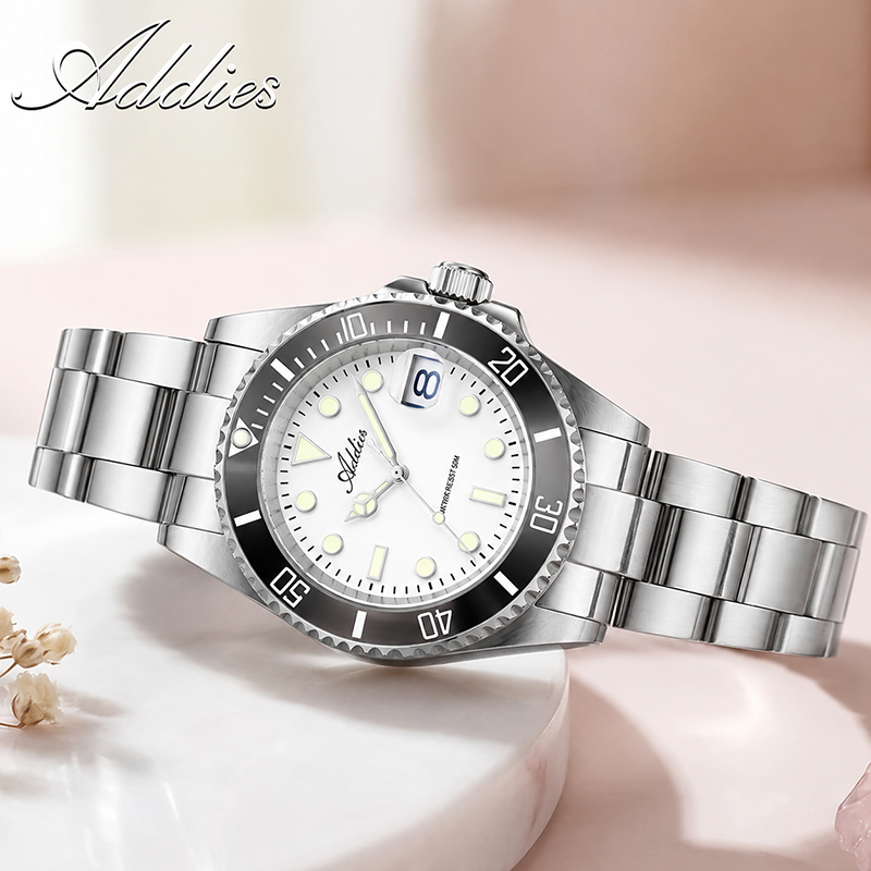 Luxury Watch Women - ADDIES 36 ミリメートル 50 メートル防水女性の腕時計有名なブランドのステンレス鋼クォーツ女性腕時計 BGW9/C3