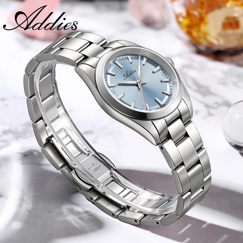 Luxury Watch Packaging Box - ADDIES サファイアクリスタル女性用腕時計新しい高級ステンレス鋼 BGW9 超発光 50 メートル防水スポーツビジネスレディース腕時計
