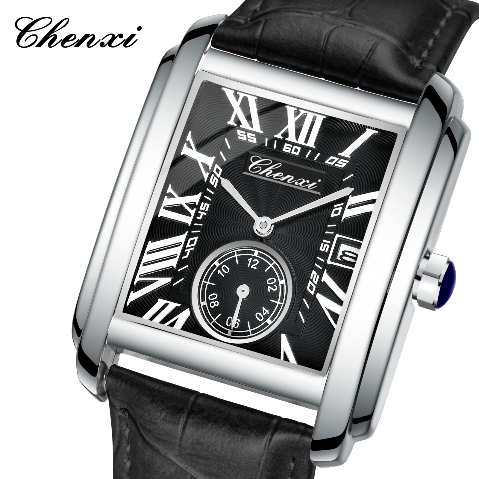 Chenxi 8216 新ファッションボーイクラシック長方形 - Luxury Watch Holder For Men のレビューと価格