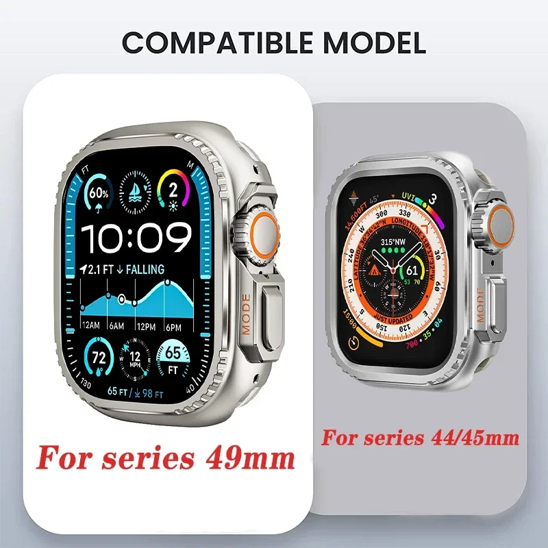高級メタルケース Apple Watch 49mm 46mm - Luxury Watch Apple のレビューと価格