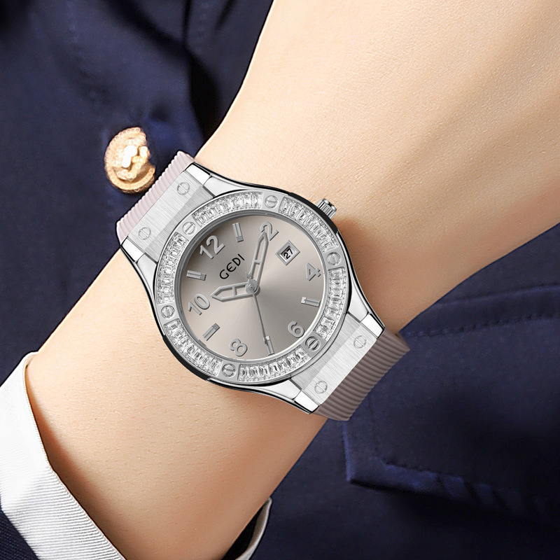 ファッション GEDI ライト高級ダイヤモンド象嵌女性クォー - Luxury Watch Arabic のレビューと価格