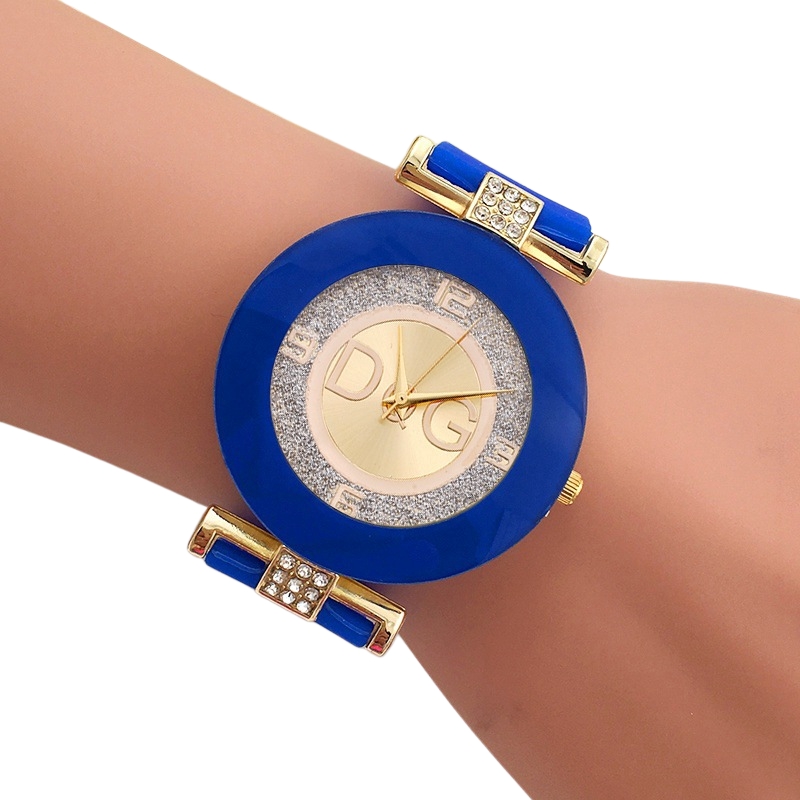 女性用高級腕時計 シリコンダイヤモンド 防水クォーツ腕時計  - Luxury Watch Lady のレビューと価格