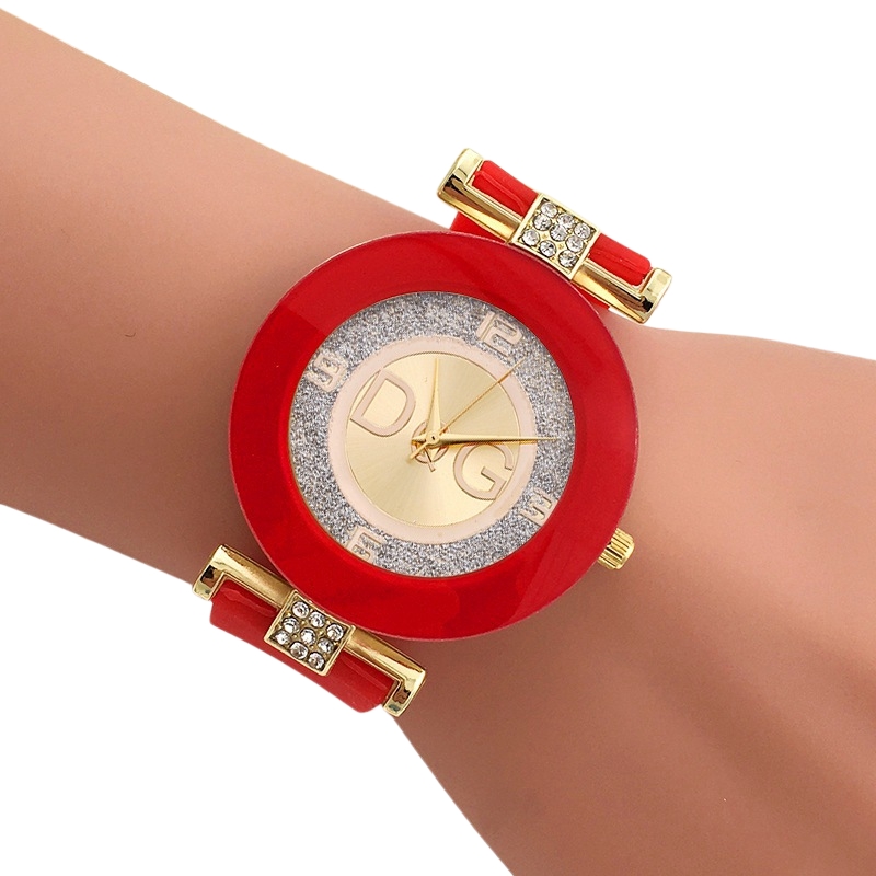 女性用高級腕時計 シリコンダイヤモンド 防水クォーツ腕時計  - Luxury Watch Lady のレビューと価格