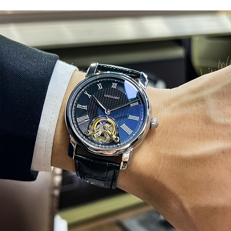 高級メンズ自動巻き機械式腕時計 - スタイリッシュな中空デザ - Luxury Watch Arabic のレビューと価格