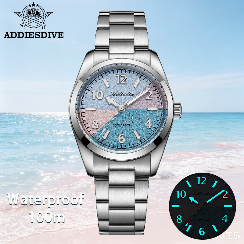 ADDIESDIVE サファイアガラス時計女性の新しい高級  - Luxury Watch Packaging Box のレビューと価格