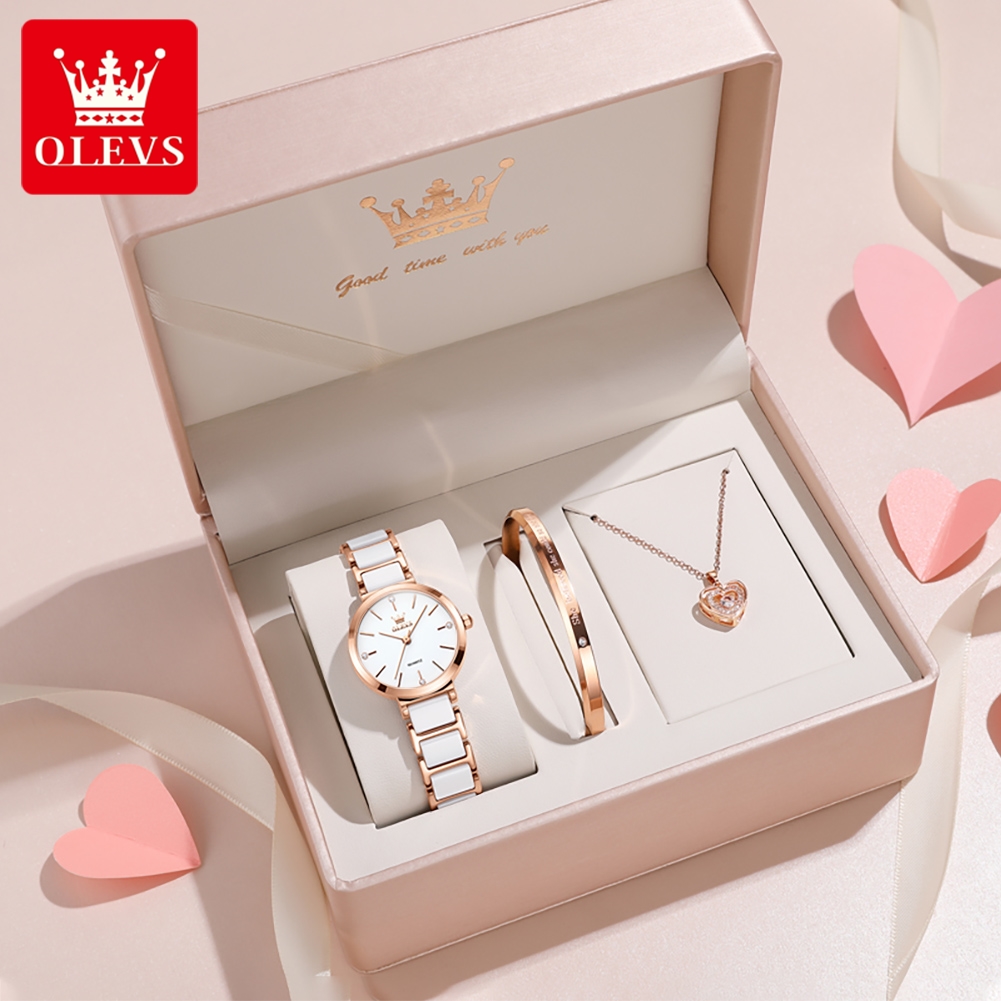 OLEVSレディース腕時計5877高級エレガントクォーツ腕時 - Luxury Watch Women のレビューと価格