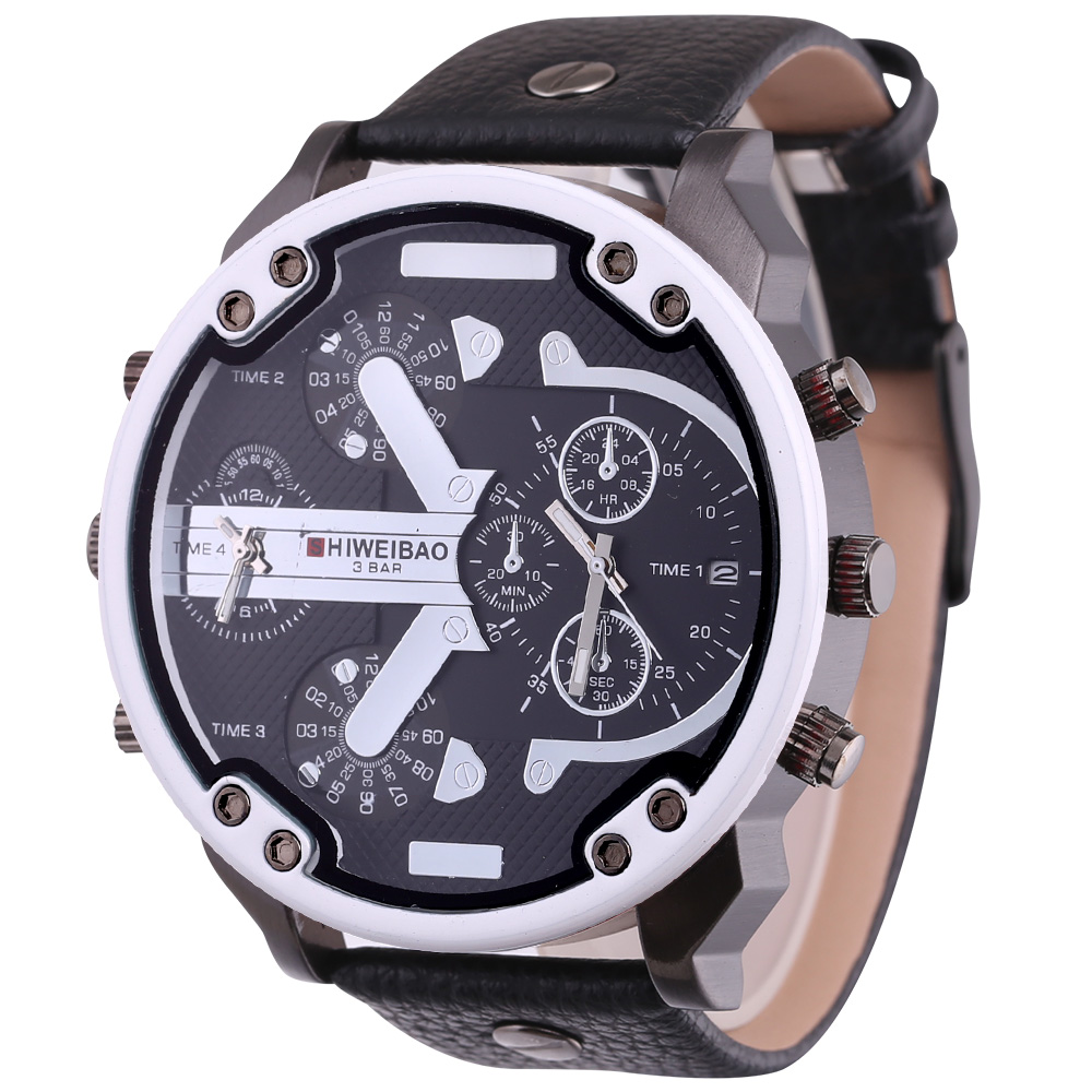 メンズ腕時計 2018 高級ブランドレザーストラップクォーツ - Luxury Watch Holder For Men のレビューと価格