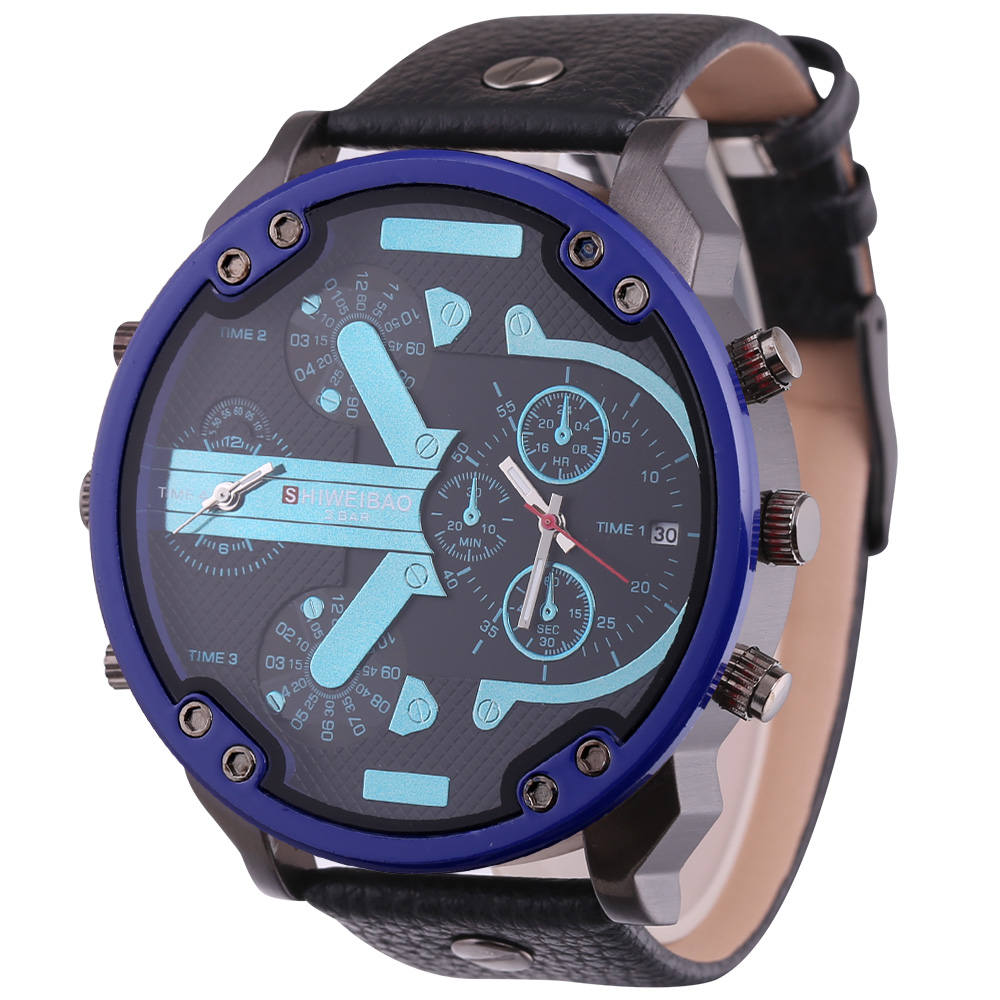 メンズ腕時計 2018 高級ブランドレザーストラップクォーツ - Luxury Watch Holder For Men のレビューと価格