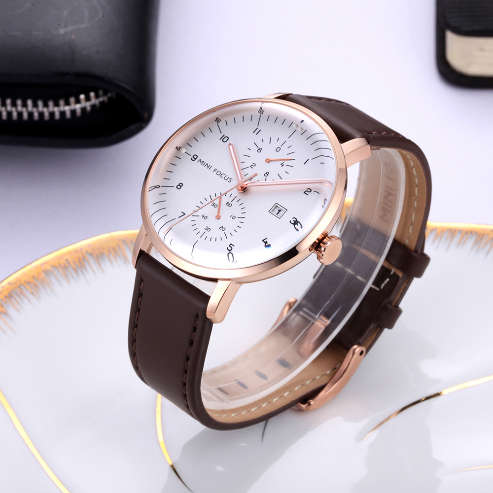 男性用高級クォーツ時計,カジュアルな本革腕時計,防水,新品 - Luxury Watch Holder For Men のレビューと価格