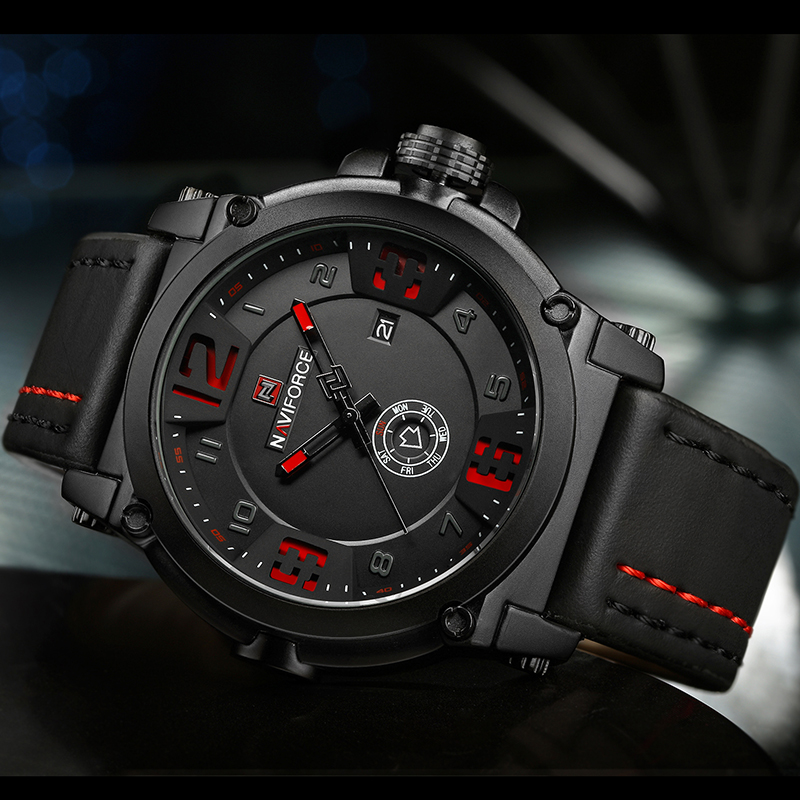 トップブランドの高級naviforce男性スポーツはメンズア - Luxury Watch Holder For Men のレビューと価格