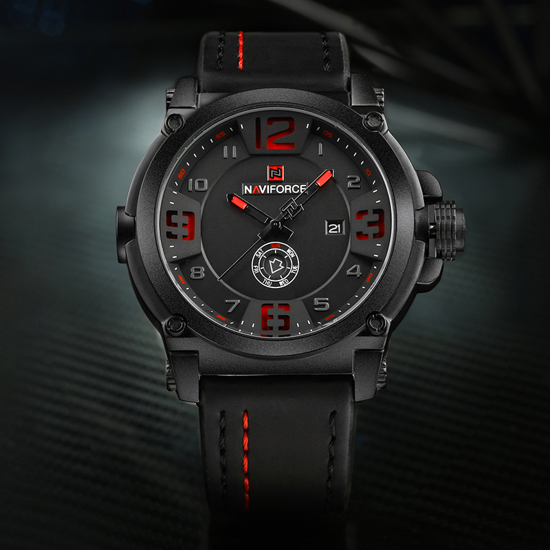トップブランドの高級naviforce男性スポーツはメンズア - Luxury Watch Holder For Men のレビューと価格