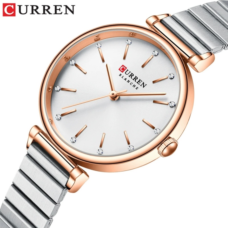 CURREN 9081 高級レディースクォーツ腕時計 ラウン - Luxury Watch Apple のレビューと価格