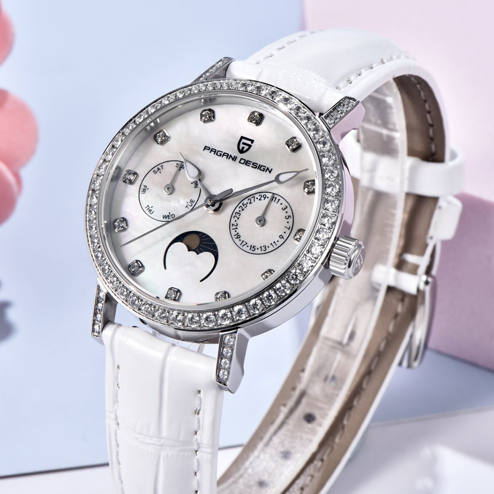 パガーニデザイン女性クォーツ時計モップダイヤルダイヤモンドベ - Luxury Watch Women のレビューと価格