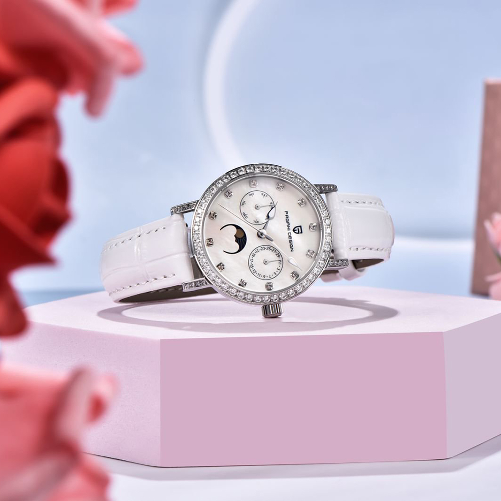 パガーニデザイン女性クォーツ時計モップダイヤルダイヤモンドベ - Luxury Watch Women のレビューと価格