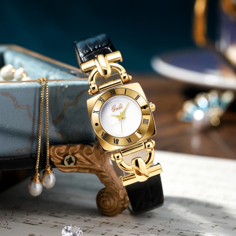 UTHAI L0031 ファッションレディースウォッチ レト - Luxury Watch Lady のレビューと価格