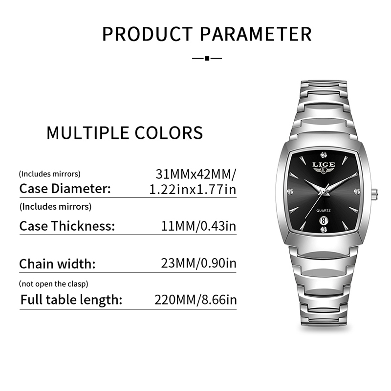 LIGE 腕時計女性ビジネス高級レディース時計女性防水腕時計 - Luxury Watch Women のレビューと価格
