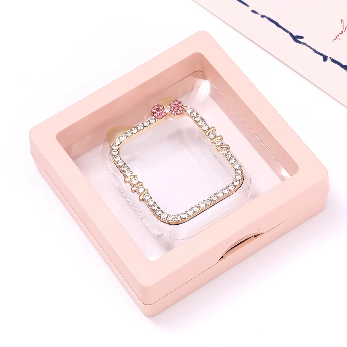 高級かわいい子猫猫 Diamand 時計ケース Apple  - Luxury Watch Apple のレビューと価格