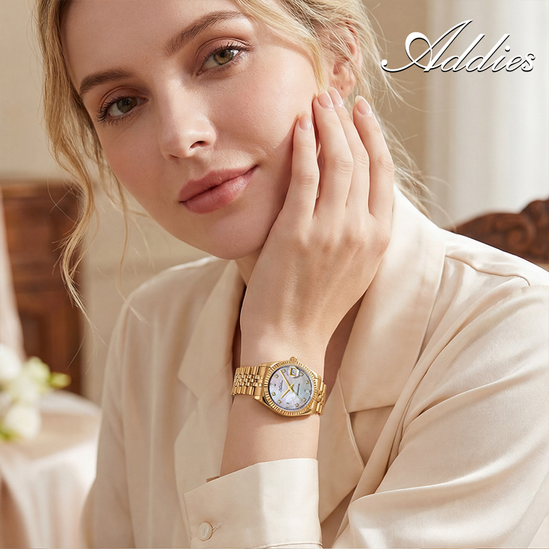 ADDIES 585 クォーツ女性用腕時計サファイアガラス  - Luxury Watch Women のレビューと価格
